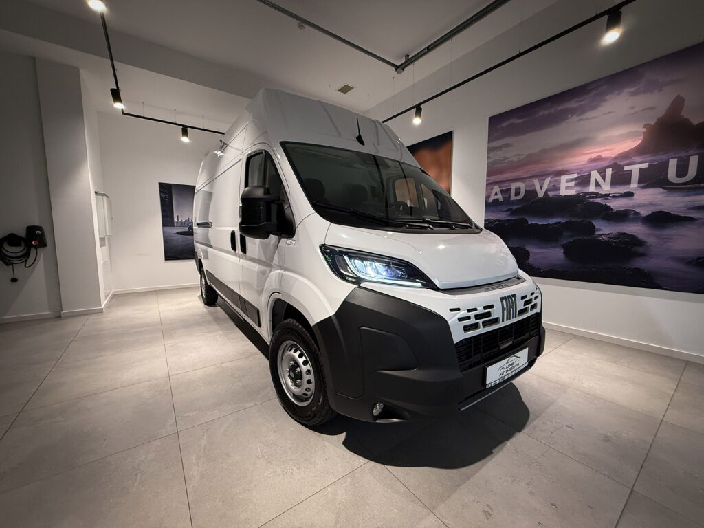 Fiat Ducato L4H3 Furgon DMC 3.5t, silnik diesla o pojemności 2184 cm3 i mocą 140 KM