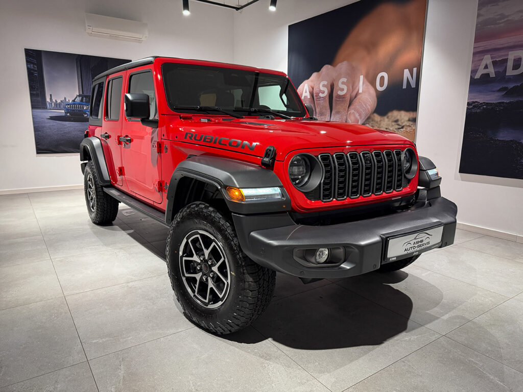 Jeep Wrangler Unlimited GME 2.0 Turbo Rubicon czerwony