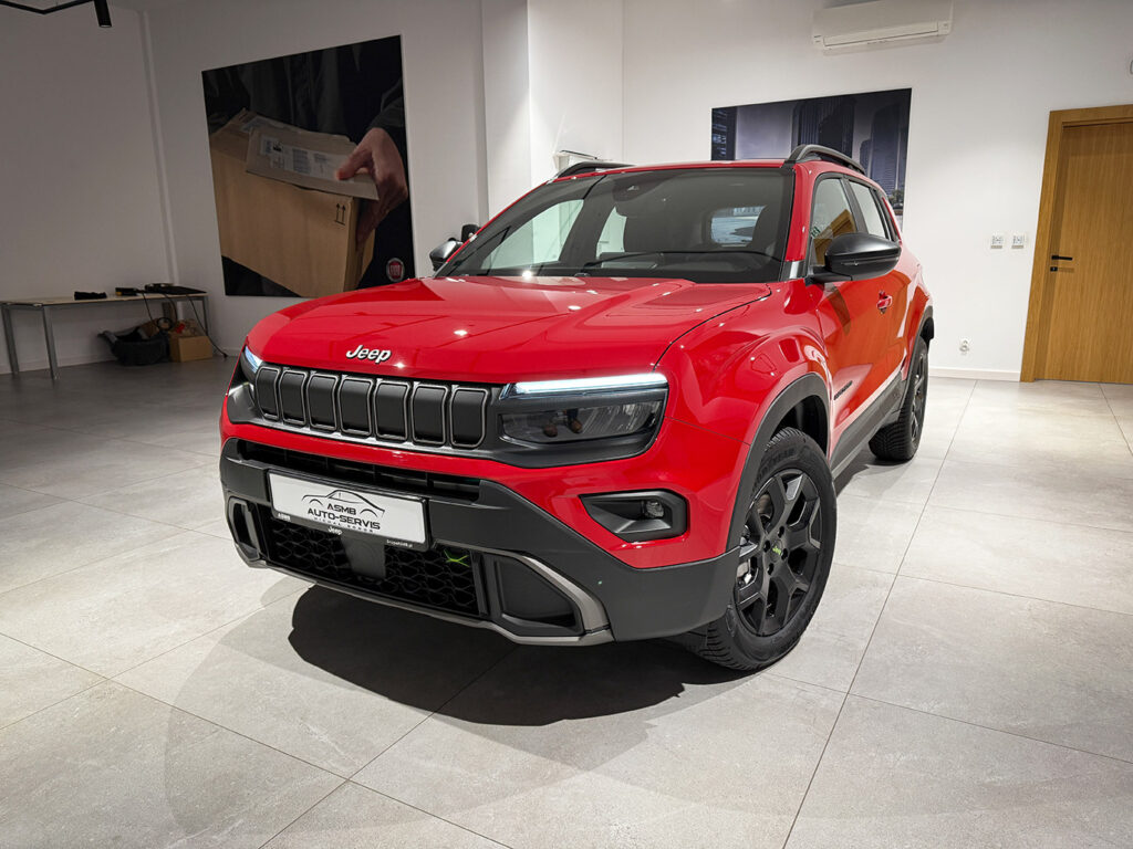 Jeep Avenger 1.2 T3 mHEV Overland 4xe eDCT6 czerwony