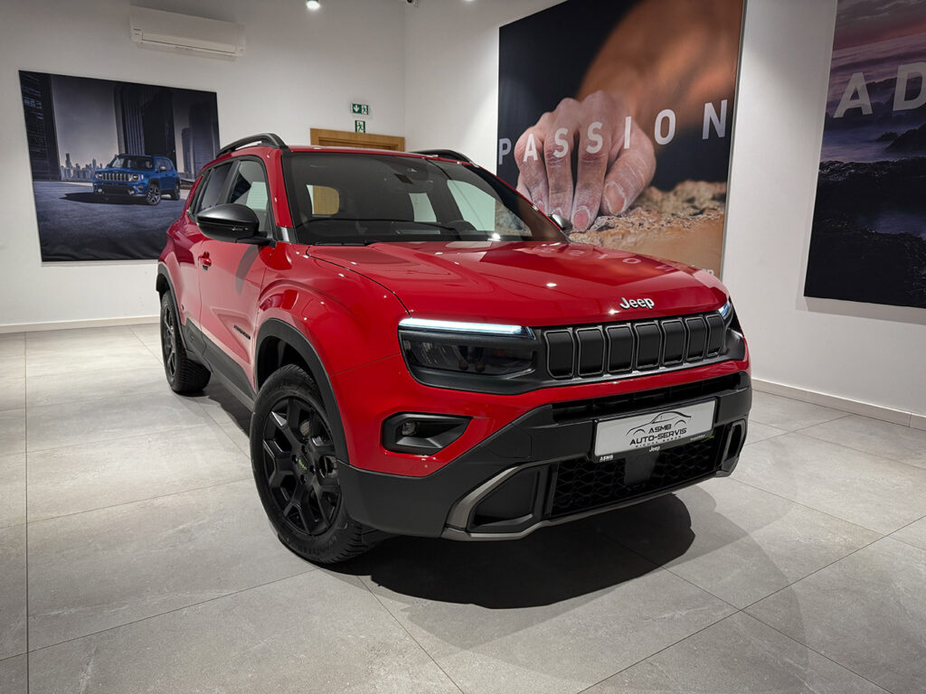 Jeep Avenger 1.2 T3 mHEV Overland 4xe eDCT6 czerwony