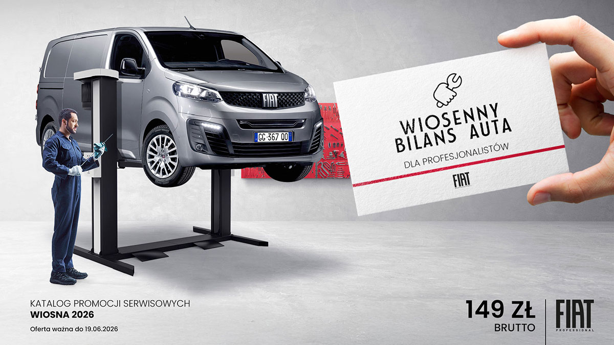 Kampania promocji serwisowych Wiosna 2026 Fiat Professional