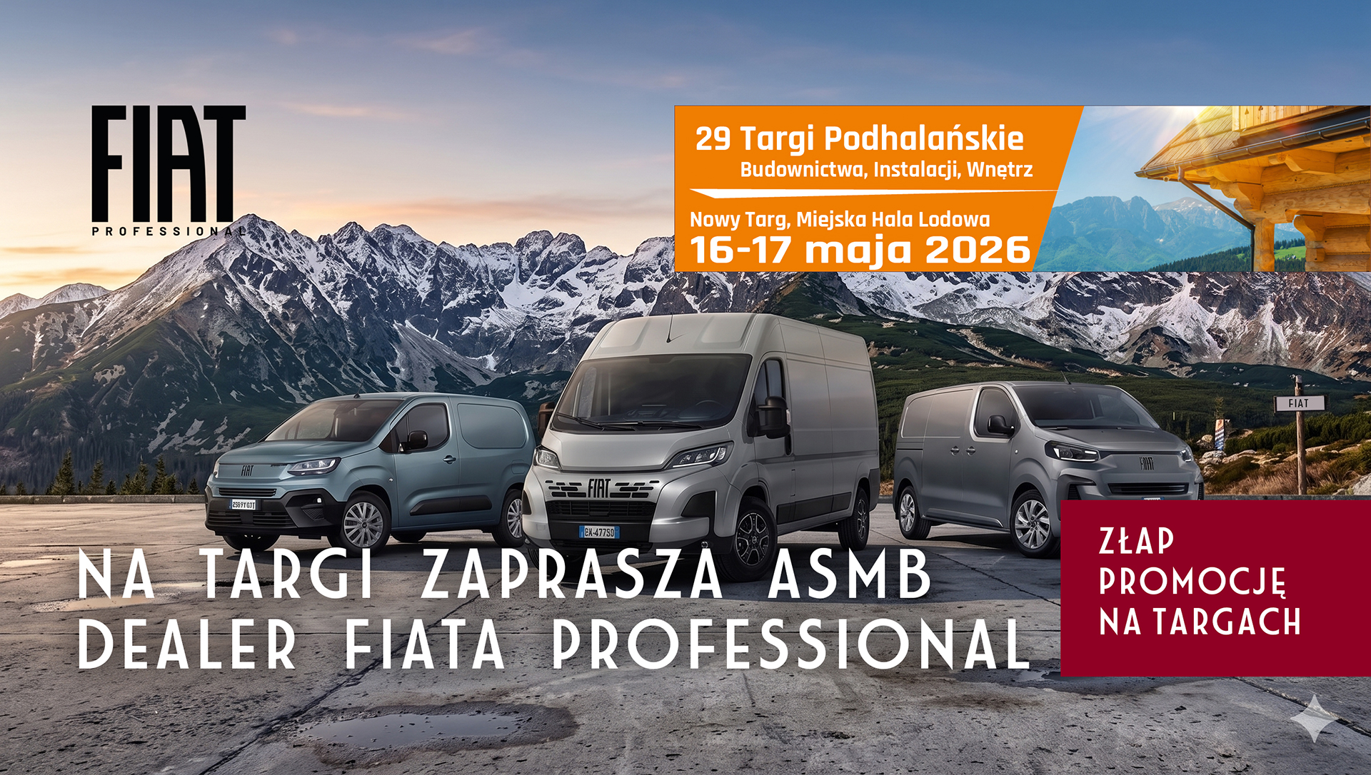 Fiat Professional na 29 targach Podhalańskich 16-17 maja 2026